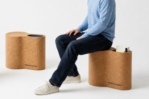 A Portable Cork Brainstorming Stool For Literal Lightbulb Moments
