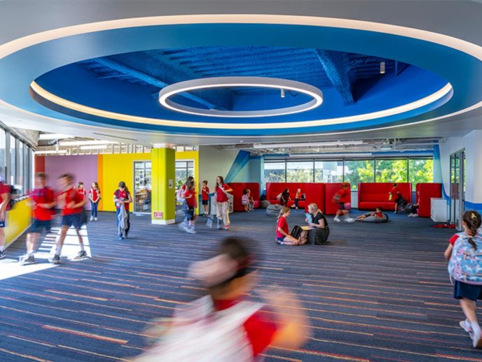 A Vacant Office Floor Became a School in 3 Weeks