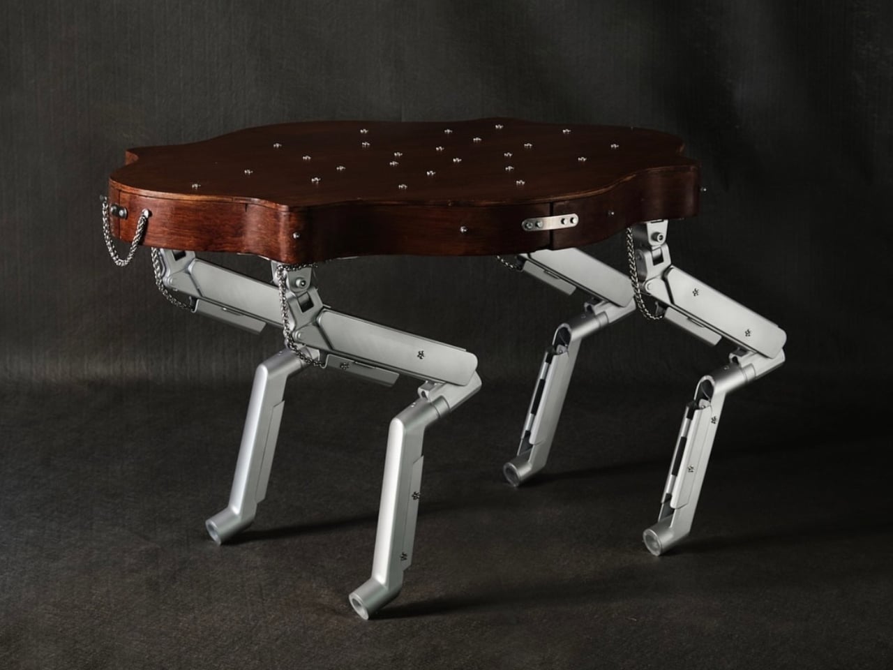 yankodesign.com - Ida Torres - A Victorian Coffee Table Just Grew Robot Dog Legs