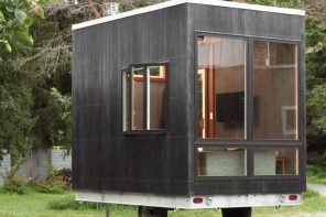 This Tiny Home Hides Its Bed Beneath the Floor — and It’s Listed for $39,500