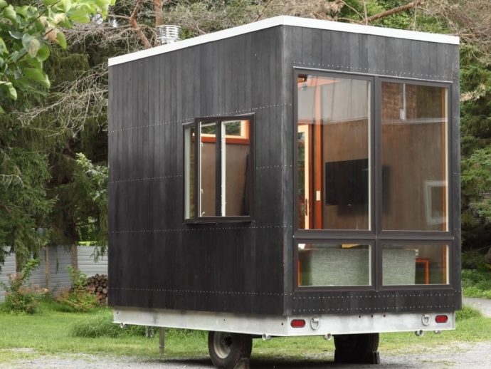 This Tiny Home Hides Its Bed Beneath the Floor — and It’s Listed for $39,500
