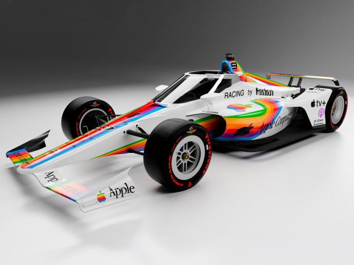 This Retro Apple IndyCar Livery Looks Like The Perfect Next Step After The Company’s F1 Partnership