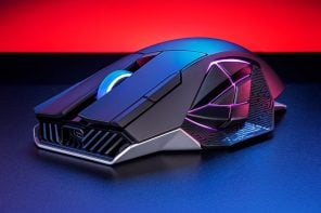 ASUS ROG Spatha X 65K: The Heavy MMO Mouse That Comes With Its Own Museum Dock