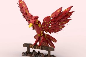 This LEGO Phoenix’s Talons Actually Grip the Perch, and It’s Weirdly Convincing