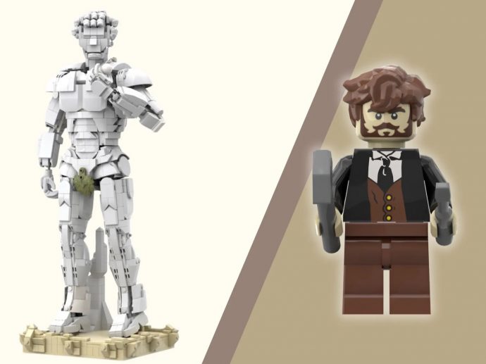 This 1,608-Piece LEGO David Comes with Its Own Historically Accurate ‘Detail’