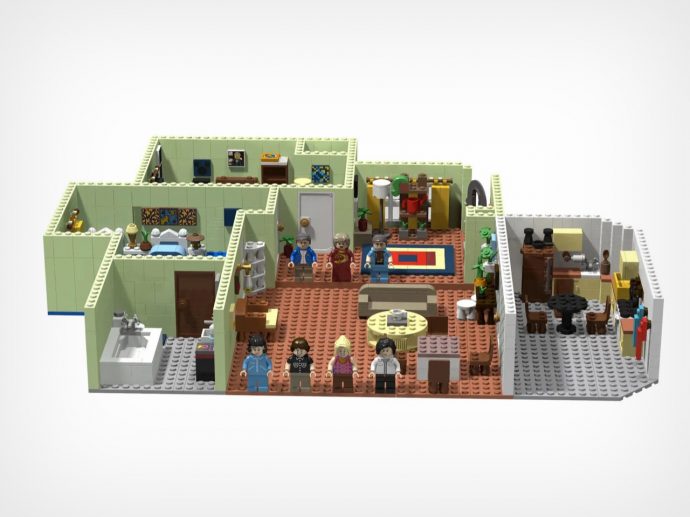 Someone Finally Built the Three’s Company Apartment in LEGO, Celebrating the 70s Sitcom