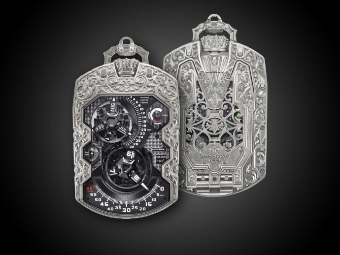 Urwerk Built a Hand-Carved Pocket Watch That Tracks Time for 1,000 Years