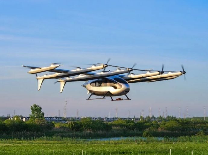 China built one eVTOL that transforms into an air-taxi, a firefighter, and a 5-ton hauler