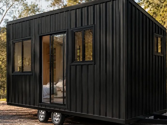 A Husband-and-Wife Studio Just Built Their Smallest Tiny Home Yet, & It’s 18 Feet for $64,000