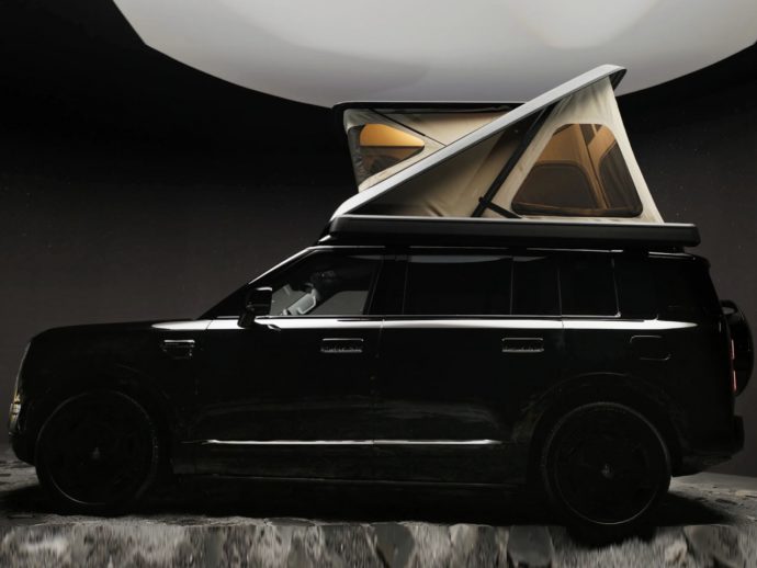 First Chinese SUV with built-in rooftop tent is co-developed by Huawei and is all set for preorder