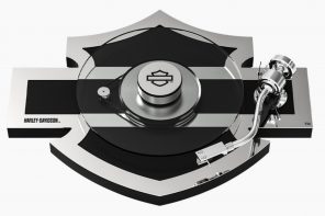 Harley-Davidson’s $3,299 Turntable Is Shaped Like Their Logo