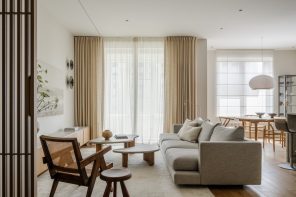 Korean Hanok Design Just Landed in a Moscow Apartment