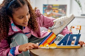 LEGO x Nike Air Force 1 is set for take-off with a 360° dunking minifig onboard