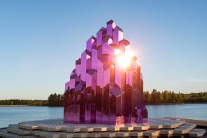 Sweden Built a Pink Crystal Sauna on a Toxic Wasteland