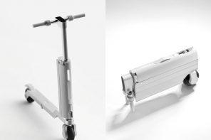 This Folding Scooter Looks Like a Briefcase So You Never Need a Lock