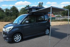 Wellhouse Leisure’s Tiny Mitsubishi Delica is a Solo Camper With Pop-Up Roof and Full Kitchen