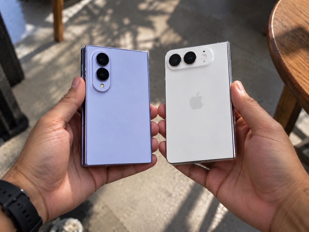 Samsung Galaxy Z Fold8 vs. Apple iPhone Duo