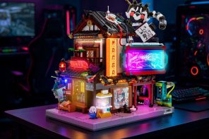 This $120 Lumibricks Manga Shop Glows Like Cyberpunk Shibuya at Midnight