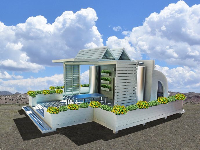 A Backyard Greenhouse That Moonlights as an Outdoor Living Room