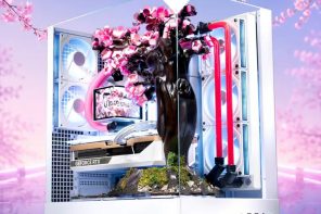 AFTERSHOCK Built a $14,200 Gaming PC Where 70 Petals Bloom With Heat