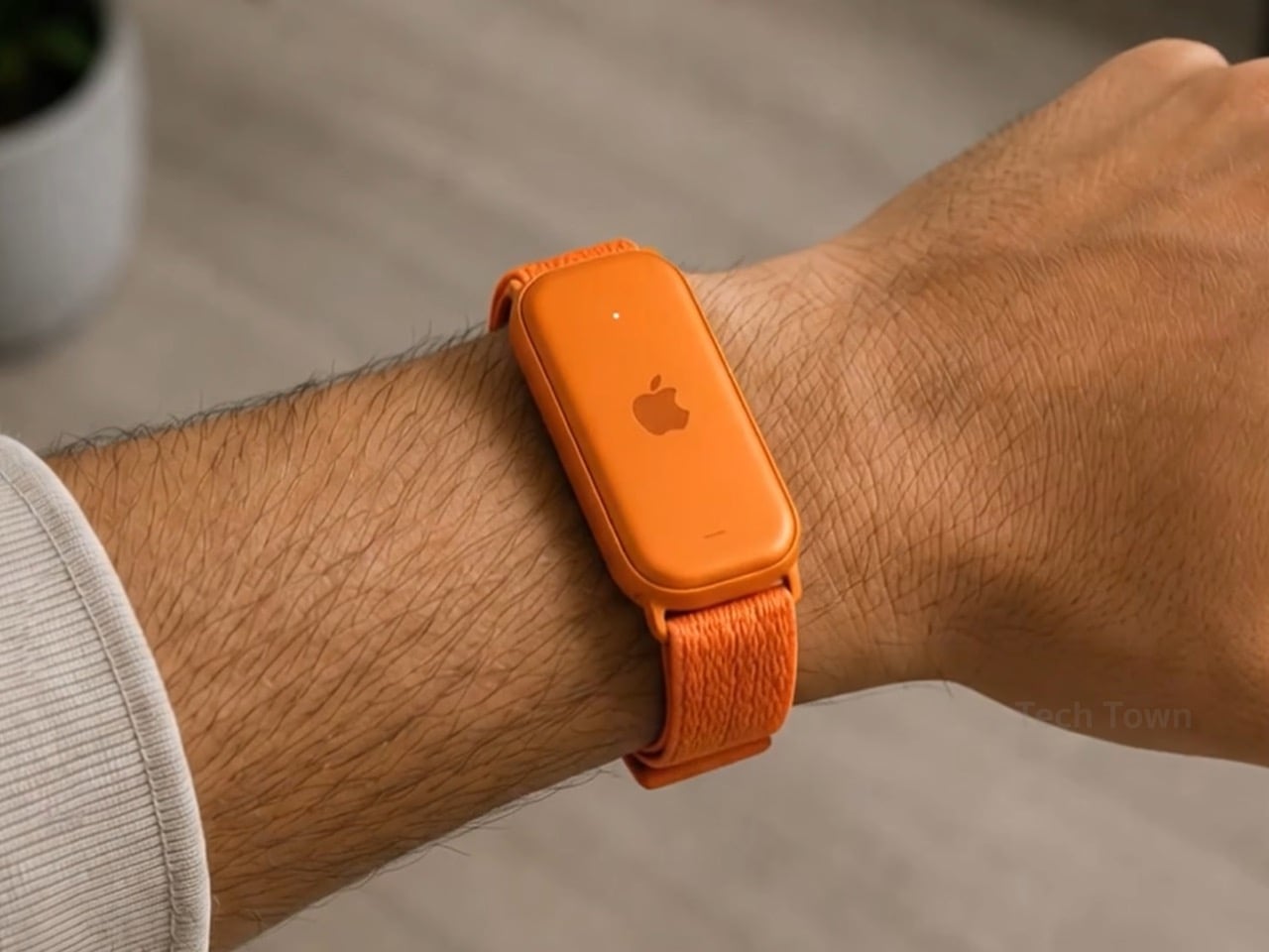 Apple Watch 'Air' health tracker concept in Cosmic Orange colorway
