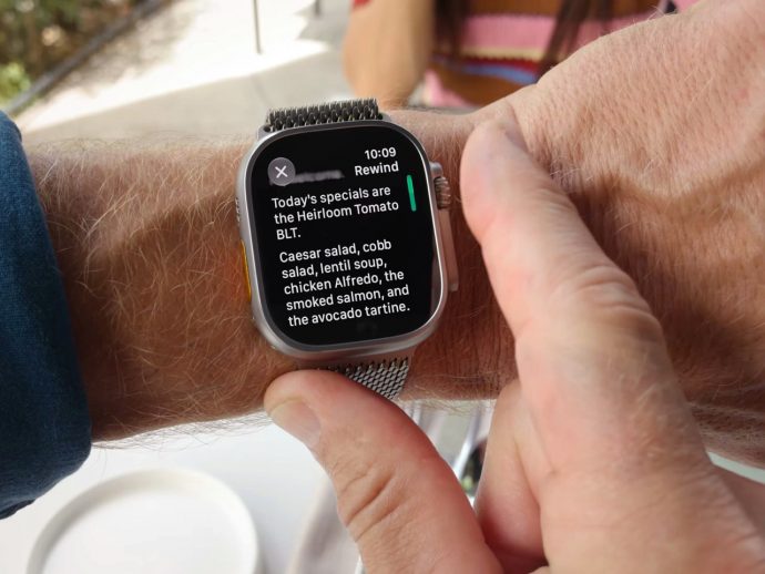 Apple’s Coolest Watch Feature Has Nothing To Do With Health… It Lets You Rewind Time.