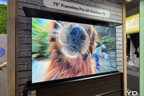 Sylvox Made A Bezel-less 75″ Outdoor TV That Plays 4K Movies In Rain, Sun, and Snow: Hands-on at IFA 2026
