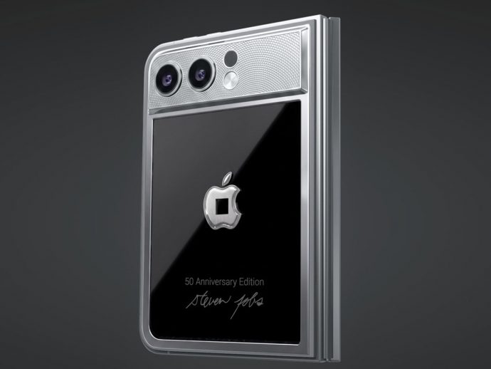 Caviar’s $15,990 iPhone Duo contains a piece of Steve Jobs’ black turtleneck