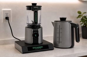 No plugs, no batteries, no mess: this futuristic kitchen pad wirelessly powers your appliances
