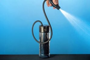 Battery-free Portable Water Sprayer Solves a Problem Beaches, Campsites, and Public Restrooms All Share