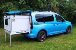 Ebicos Happy Dreamer collapsible pod turns your van into a camper without modifications