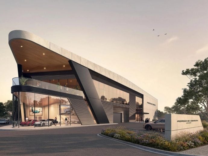 Porsche’s Car Studio Concept Secretly Doubles as a Club