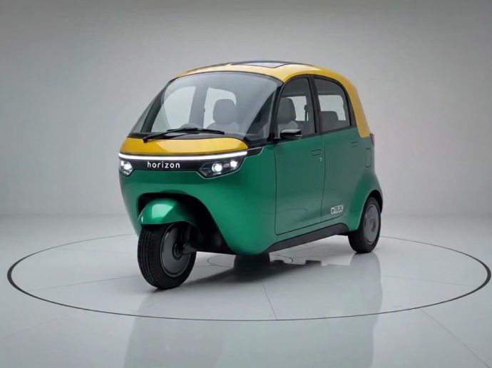 Someone Designed India’s Humble Tuk-Tuk As A Modern-day Renault-style Mini EV