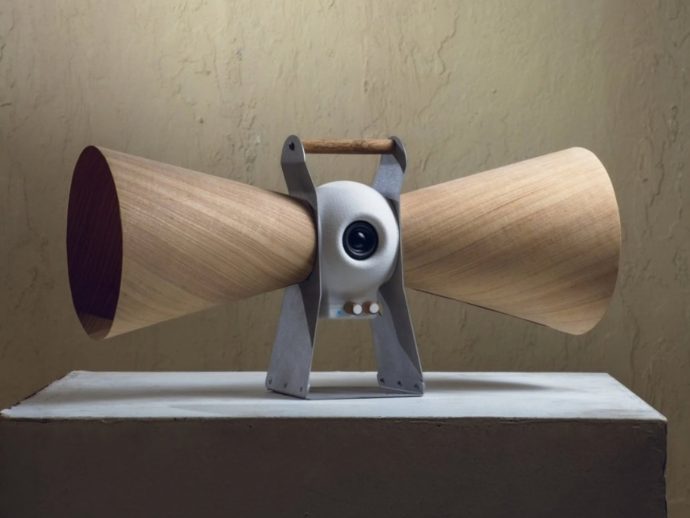 The Bluetooth Speaker Hidden Inside a Wood Sculpture
