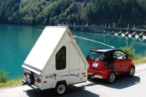 This 672-pound camper lets you escape without needing a heavy-duty tow vehicle
