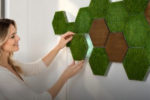 This glowing modular moss panel system might be the coolest way to fix a boring room