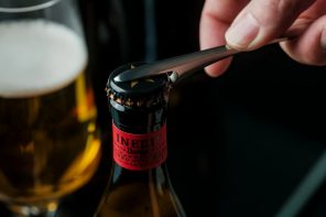 This Japanese Bottle Opener Catches the Cap So You Never Chase It Again