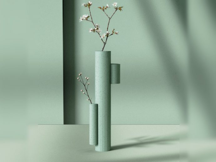 This Roman Column Vase Treats a Single Stem Like the Main Event