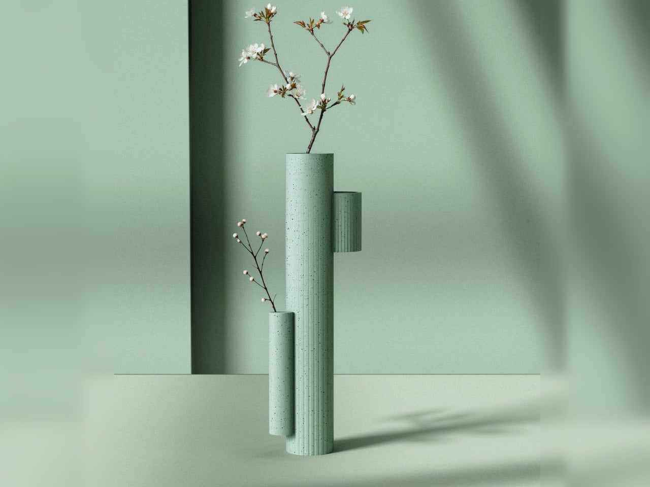 This Roman Column Vase Treats a Single Stem Like the Main Event