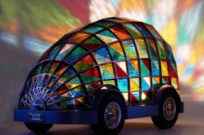 This Stained Glass Car Imagines a Future Where You Sleep Through Your Commute