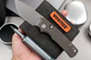 Vosteed’s $200 titanium folder is slim enough to forget, sharp enough to remember