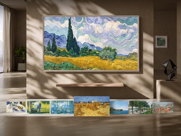 While Most TVs Go Off, the Hisense CanvasTV Switches to Art