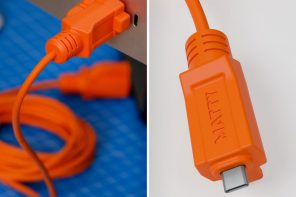 Hilariously Practical USB-C Cable Looks Exactly Like a Construction-Site Extension Cord