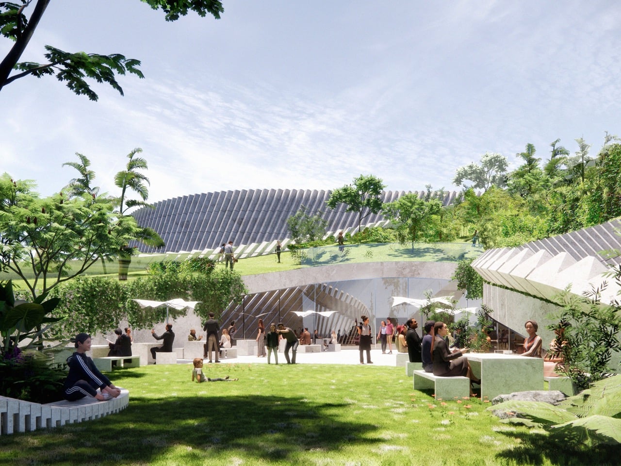 The Shenzhen Natural History Museum looks like it was carved by water instead of architects