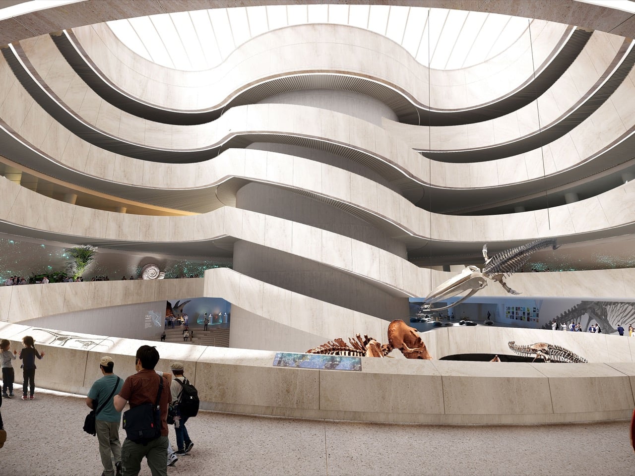 The Shenzhen Natural History Museum looks like it was carved by water instead of architects