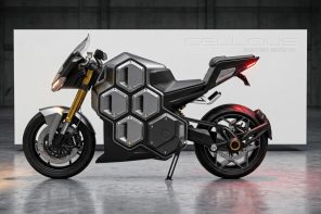 This Electric Superbike Wears Its Battery Like a Honeycomb