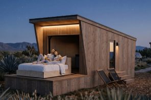 This Tiny Home’s Bed Rolls Onto the Deck So You Can Sleep Outside