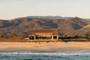 This Mexican Beach House Swapped Glass Walls for Concrete and Palm — and Won