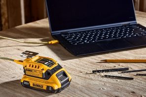 DeWalt’s Tool Batteries Can Charge Laptops Without an Outlet