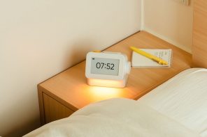 Habity’s E-Paper Bedside Clock Makes a Case for a Phone-Free Nightstand